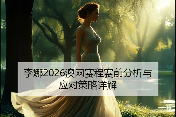 李娜2026澳网赛程赛前分析与应对策略详解